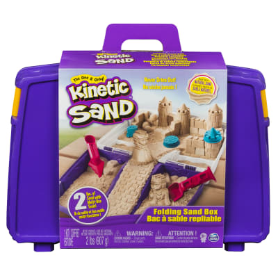 Kinetic Sand - Folding Sand Box with 2lbs of Kinetic Sand