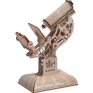 Microscope Mechanical Wooden 3D STEM Model