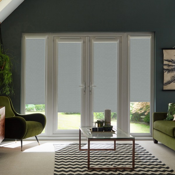 Oslo Blackout Platinum Roller Blind