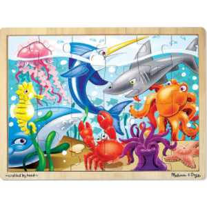 Under the Sea Wooden Jigsaw Puzzle, 12" x 16", 24 Pieces