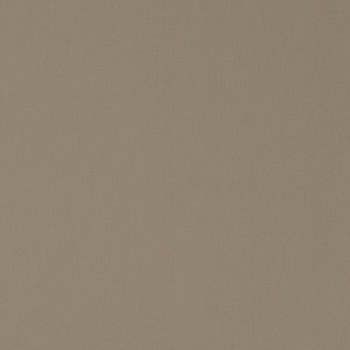 Square plain fabric sample in taupe.