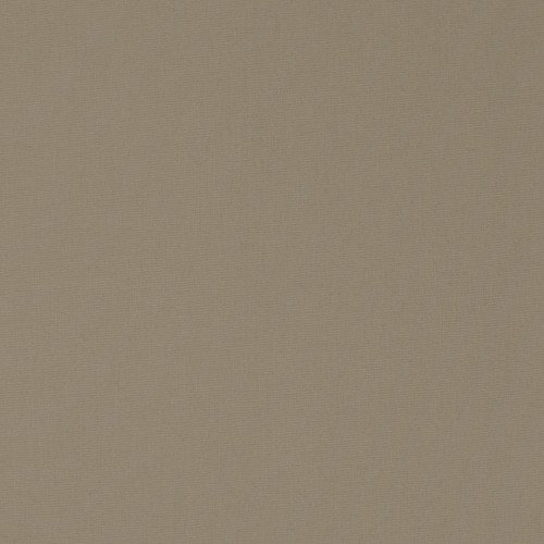Square plain fabric sample in taupe.