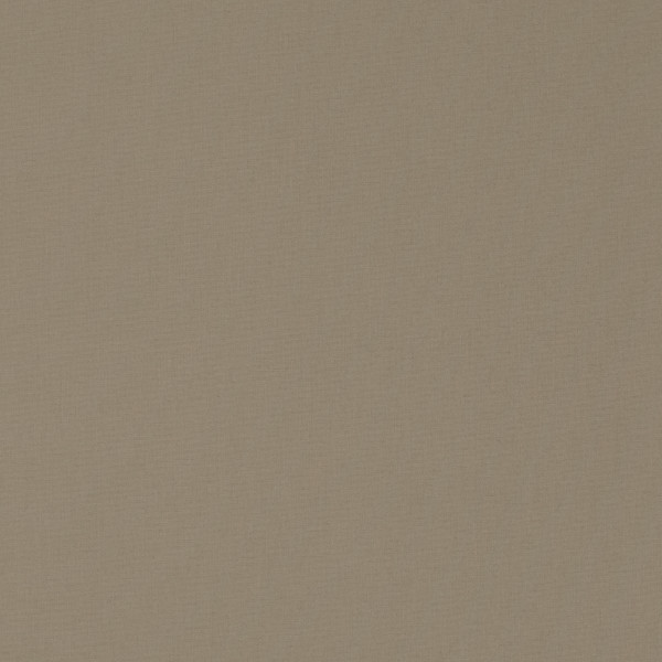 Square plain fabric sample in taupe.