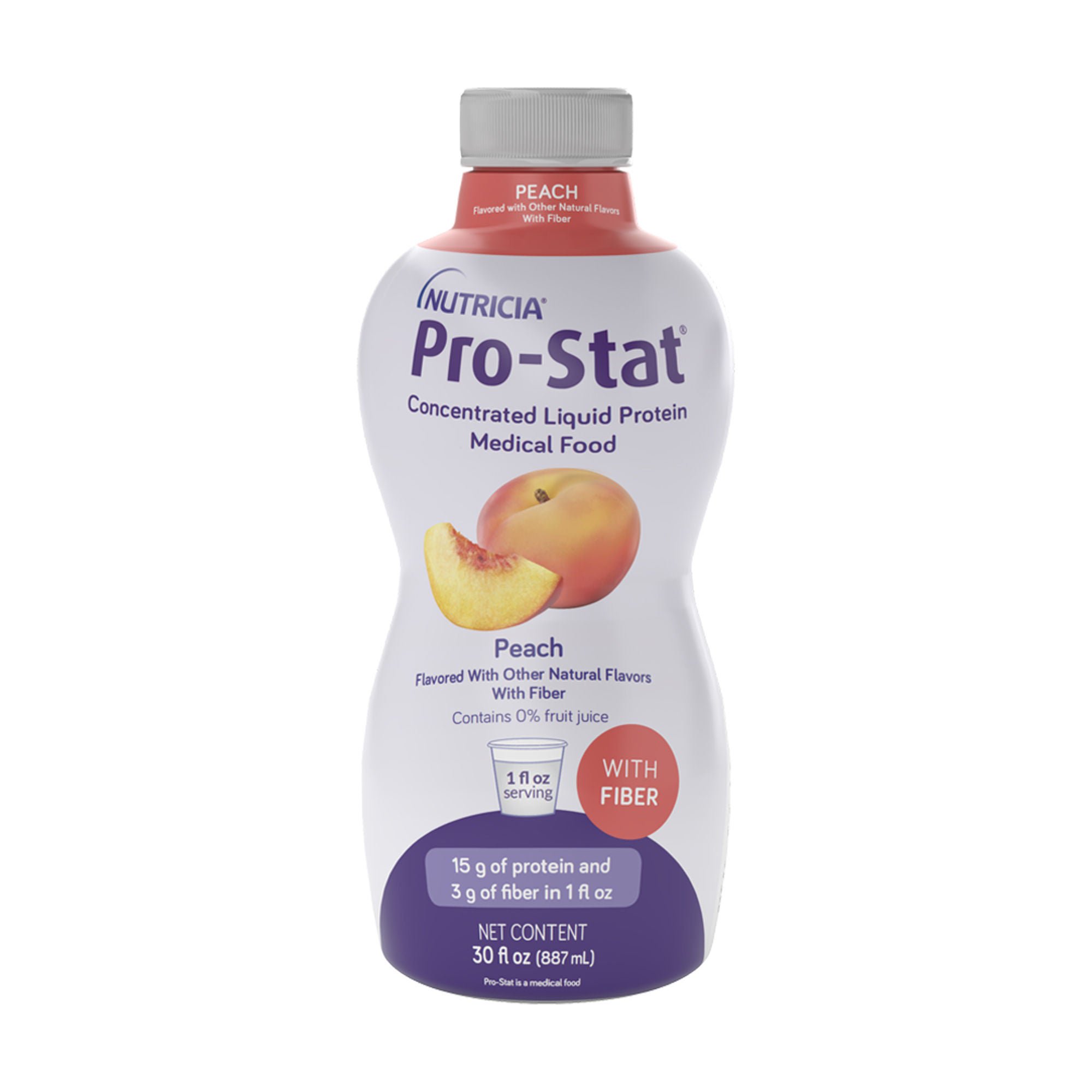 Nutricia North America SUPPLEMENT, PRO-STAT W/FIBER PEACH 30OZ (6BT/CS)
