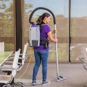 ProTeam, Super Coach Pro 6, w/ ProBlade Carpet Tool Kit, 14", Backpack Vacuum