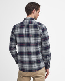 Kyeloch Tailored Long-Sleeved Shirt Blue Granite