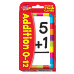 TREND Addition 0-12 Pocket Flash Cards T-23004