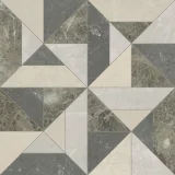 Waterjet Stone Mosaics Terra 16×16 Tria Mosaic Mix
