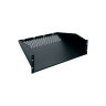 Rack Shelf Steel Horizontal 19 in. W 5.25 in. H 17.86 in. D Black 3 RU