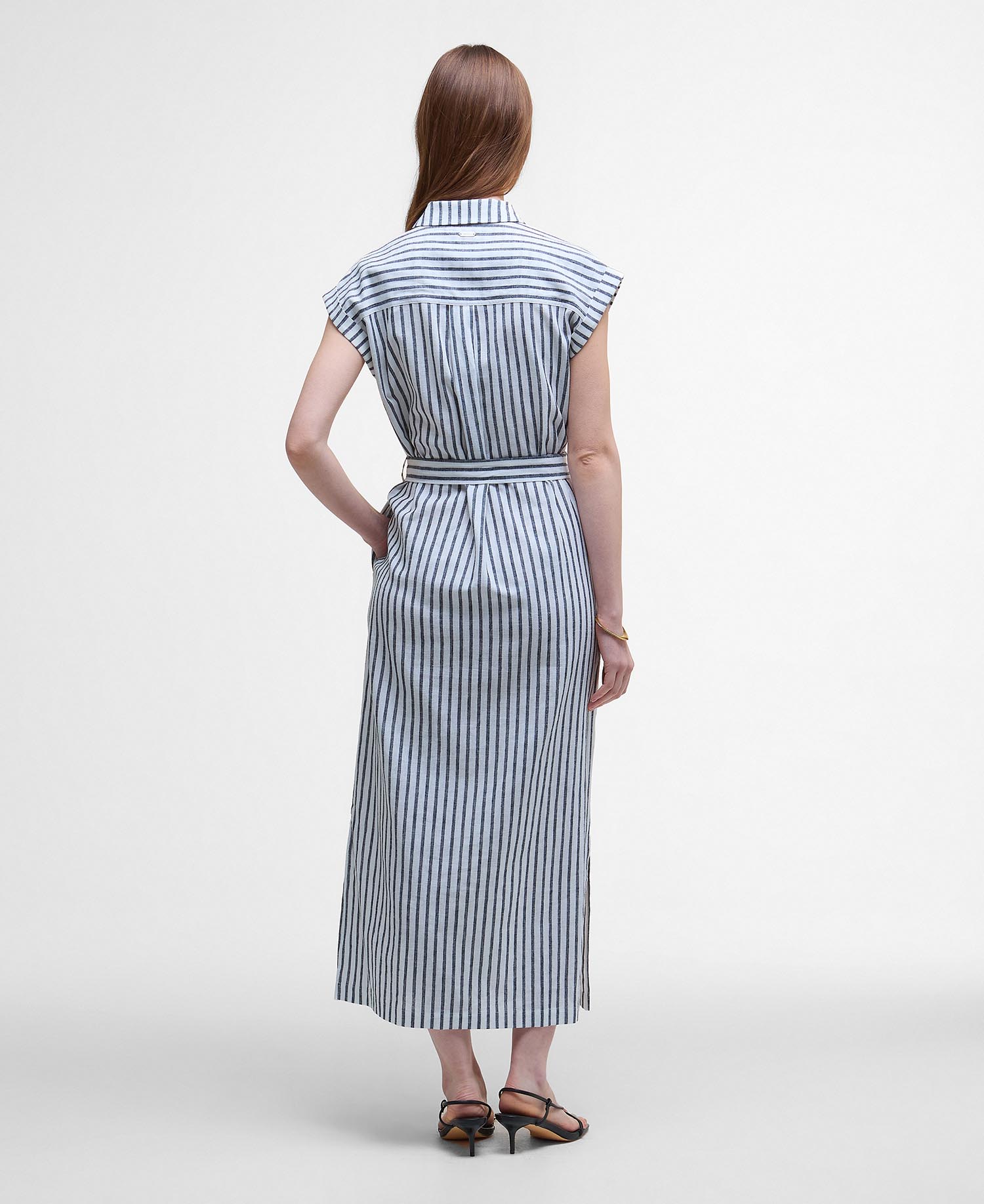 Abby Striped Midi Dress image number 2