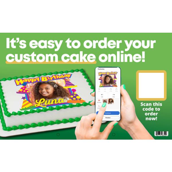 CelebrationIQ with QR Code The Magic of Cakes® Stand Header Card