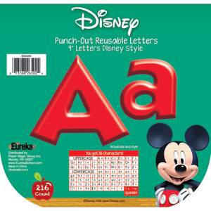 Mickey Mouse Clubhouse&reg; Mickey Red Deco 4" Letters, 216 Characters