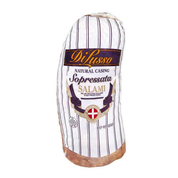 DI LUSSO(r) Sopressata, 4-1/2 pc . C1C1 - Front Center In Package (Hi Res)