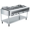 208- to 240-volt 2400- to 3200-watt four-well Servewell® stainless steel hot-food table
