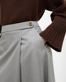 Freya A-Line Midi Skirt Mist