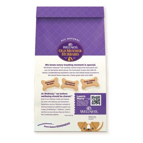 Old Mother Hubbard Grain Free P-Nuttier ‘N Nanners back packaging