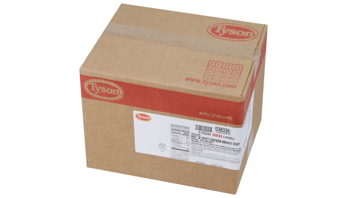 Tyson Red Label® Uncooked Hot & Spicy Chicken Breast Filet Fritters, 4 oz. _image_5