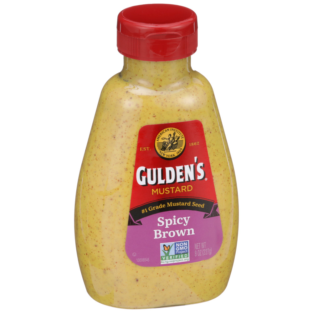 GULDEN'S SPICY BROWN MUSTARD 8 OZ Conagra Foodservice