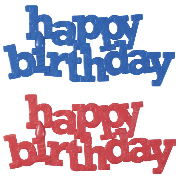 Happy Birthday Block Letter Layon