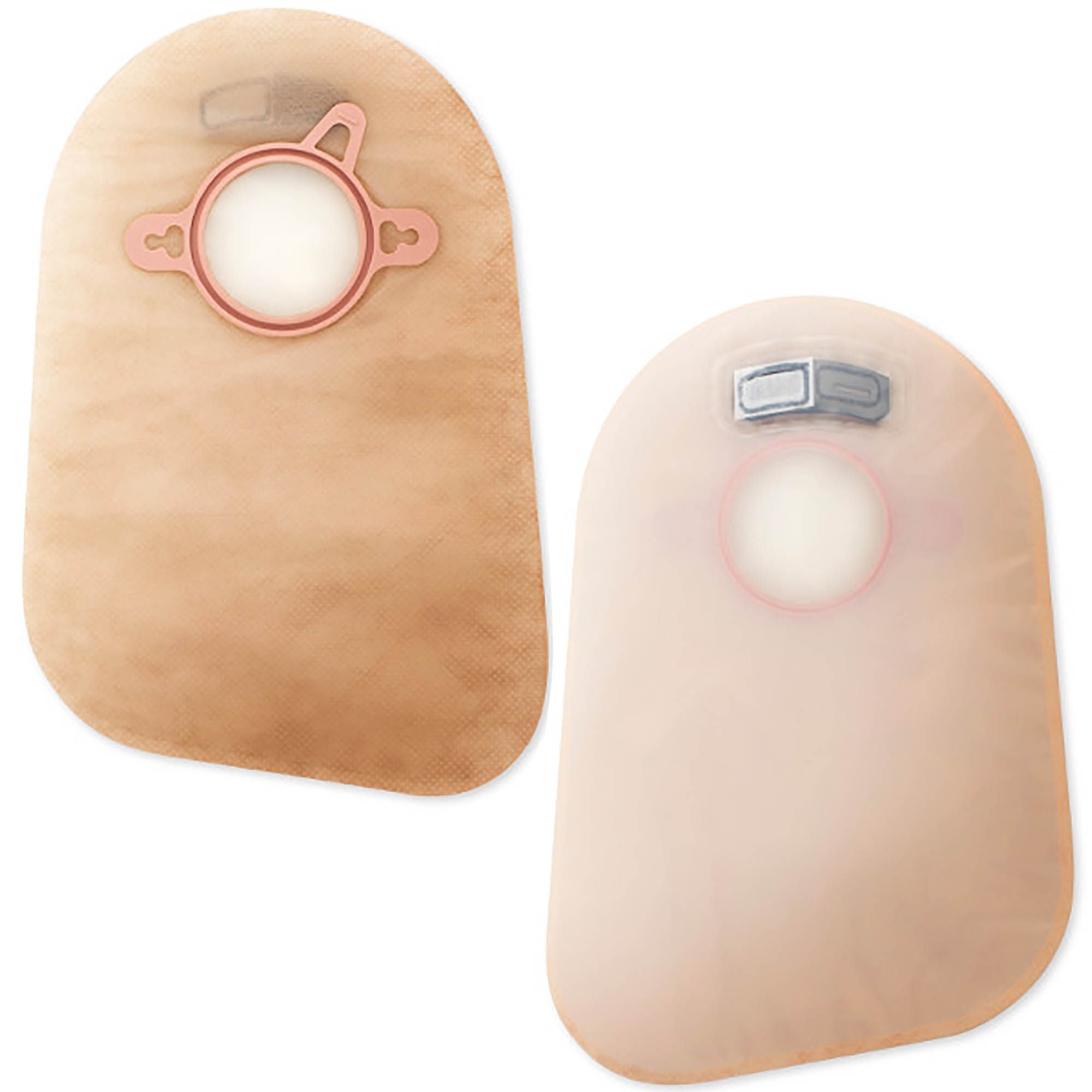 New Image™ 2-Piece Transparent Ostomy Pouch, Pre-cut to Fit 57mm Stoma