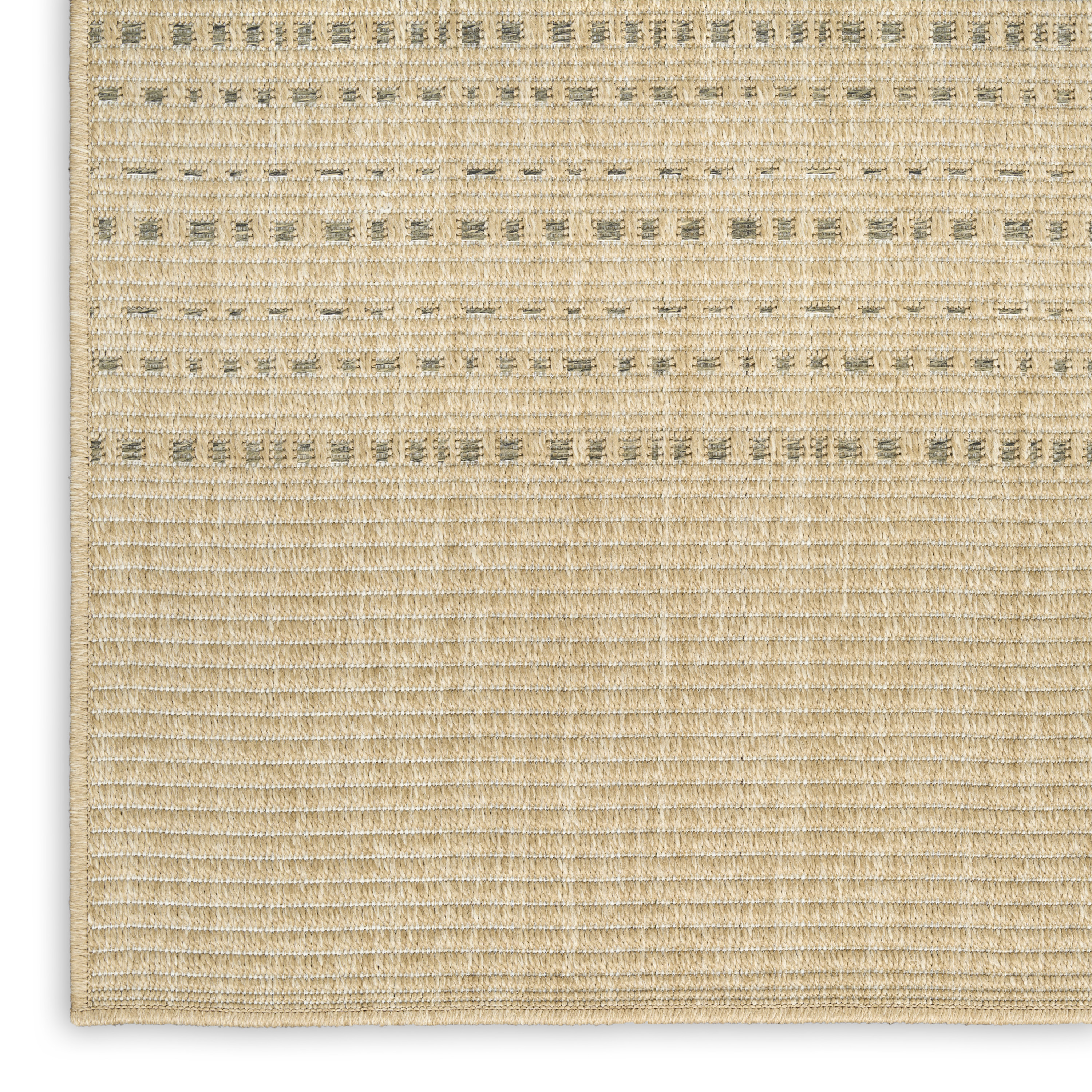 Nourison Tulum 9' x 12' Taupe Outdoor Rug