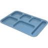 Carlisle, Right-Hand Heavyweight 6-Compartment Melamine Tray 10" x 14", Sandshade