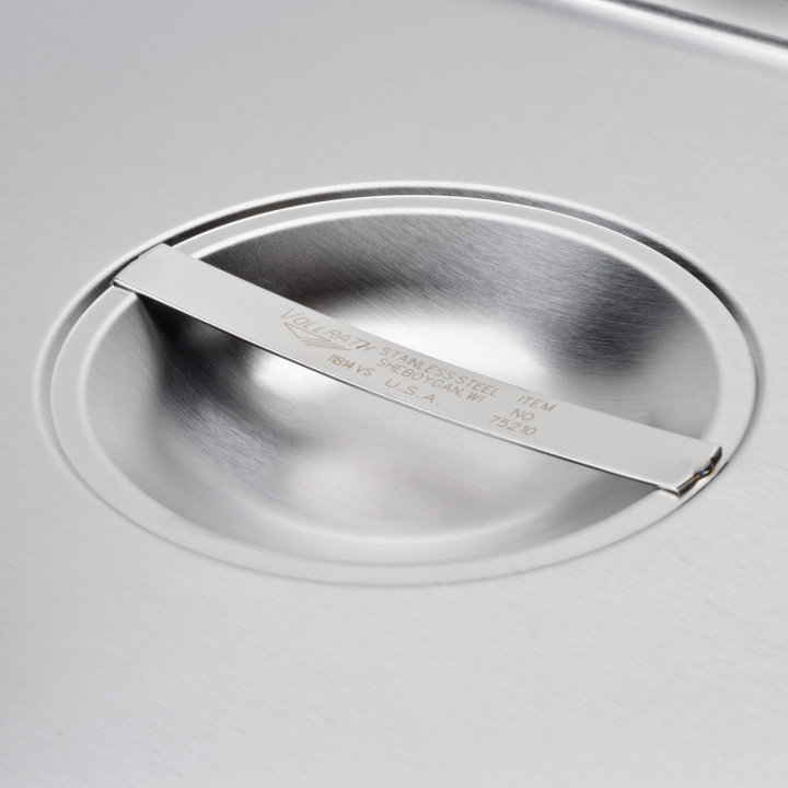 Full-size Super Pan V® slotted stainless steel cover