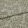 Beige woven fabric panel printed with green fern-like branches (textured weave) â€” lying with two overlapping folds â€” close-up on a neutral surface under soft, even lighting.