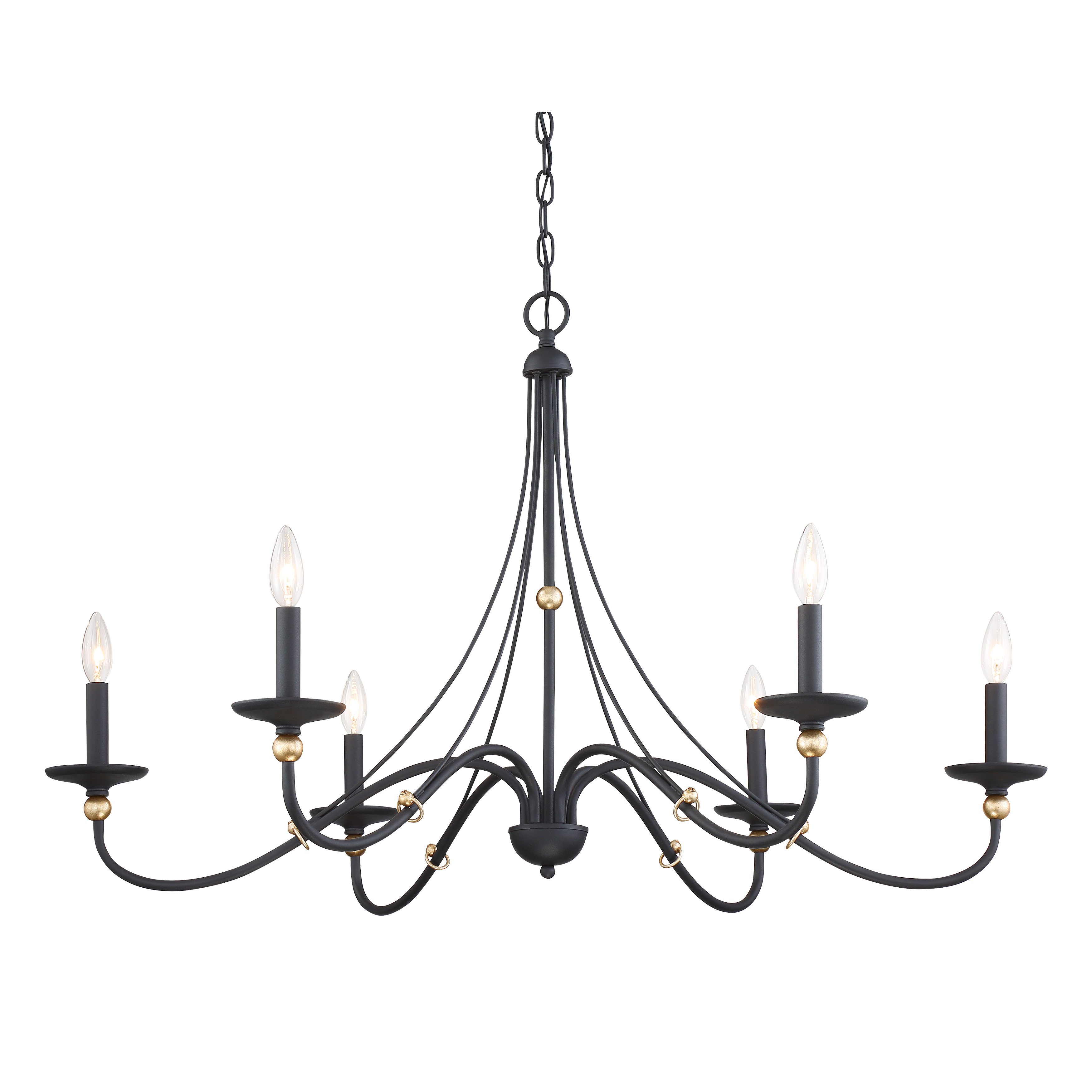 Westchester County - 6 Light - 40" Chandelier