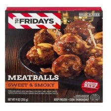 TGI Fridays Sweet & Smoky Meatballs, 9 oz Box