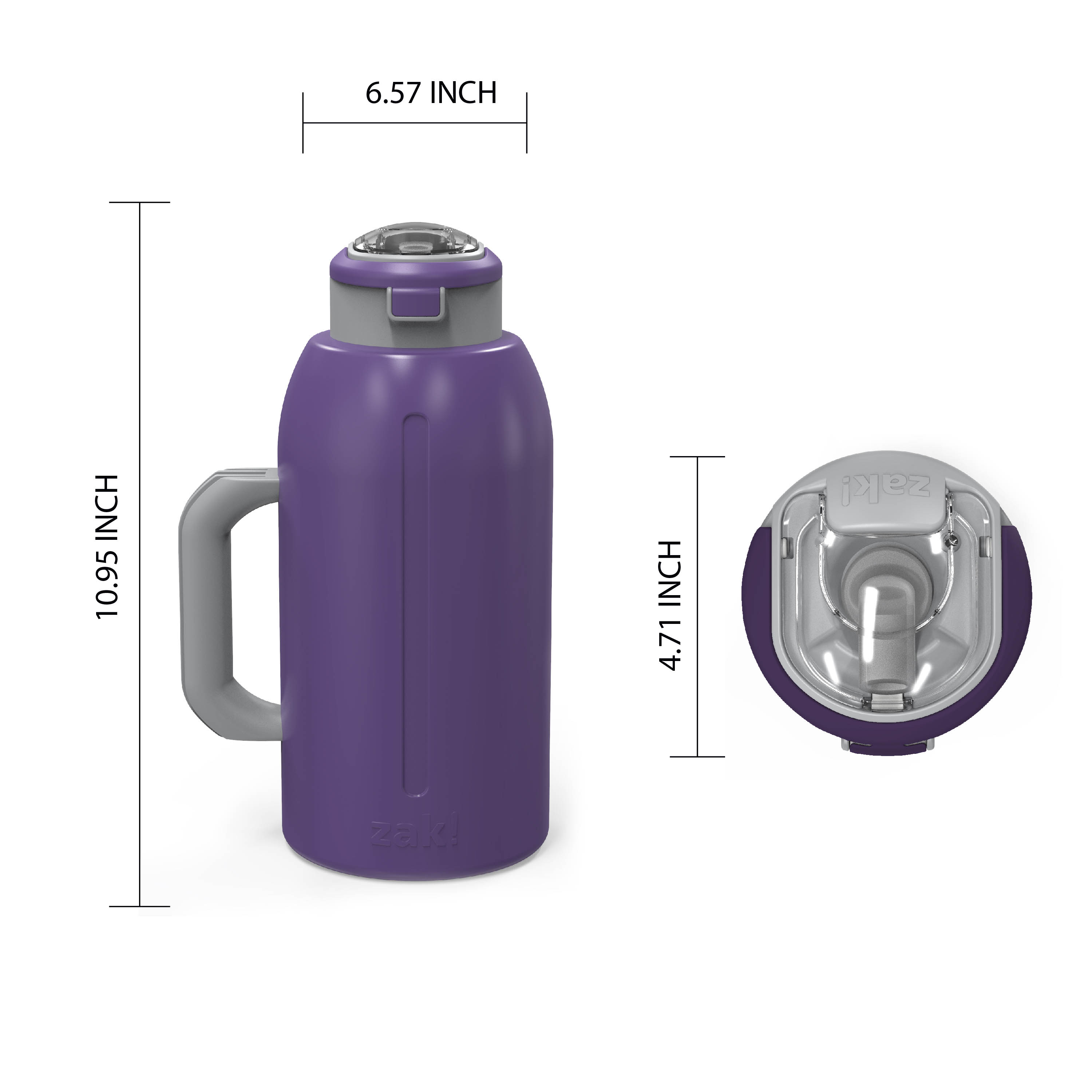 Genesis 64 ounce Stainless Steel Water Bottles, Viola slideshow image 8 Genesis 64 ounce Stainless Steel Water Bottles, Viola slideshow image 8