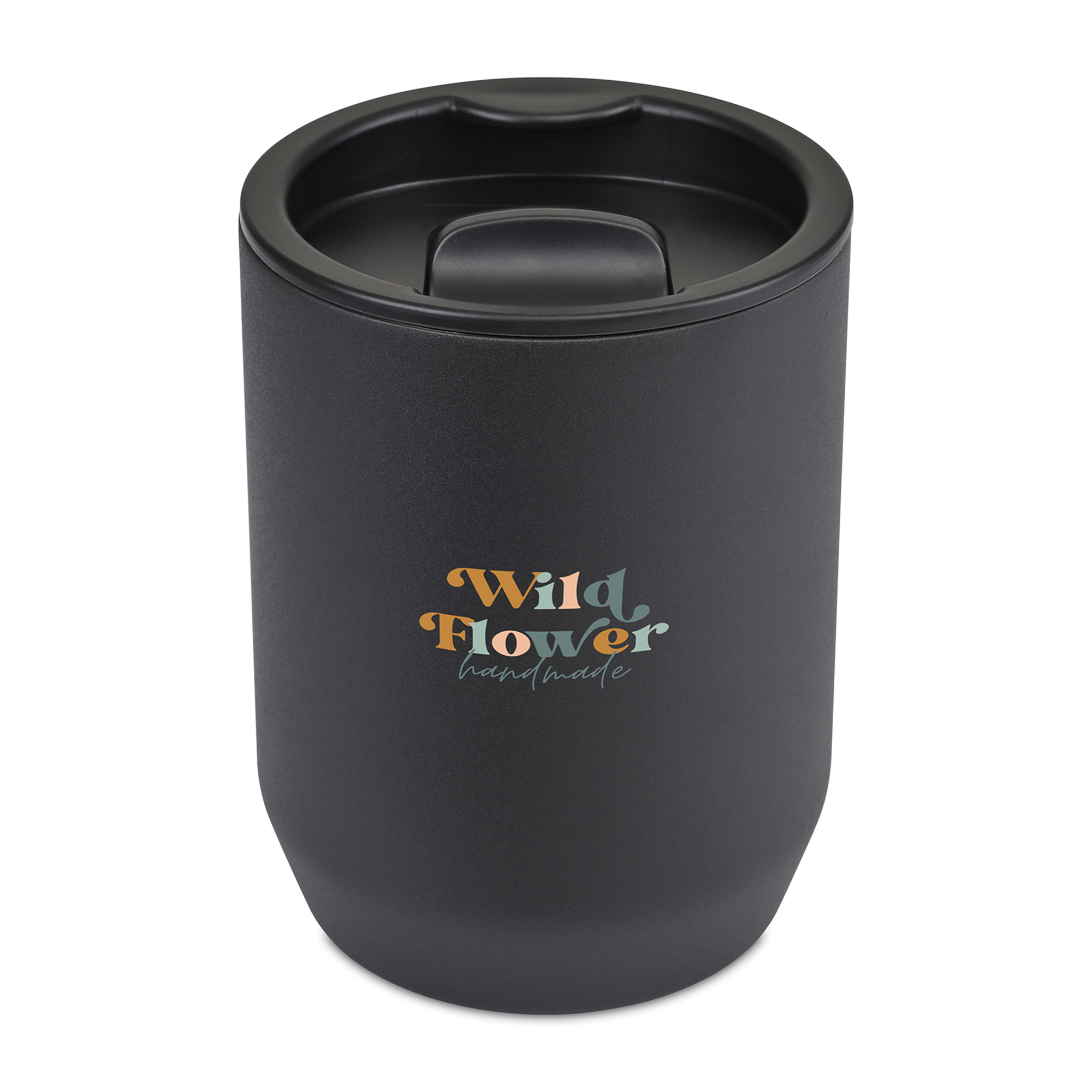 Aviana™ Rowan Recycled Stainless Steel Wine Tumbler - 15 Oz. — Black