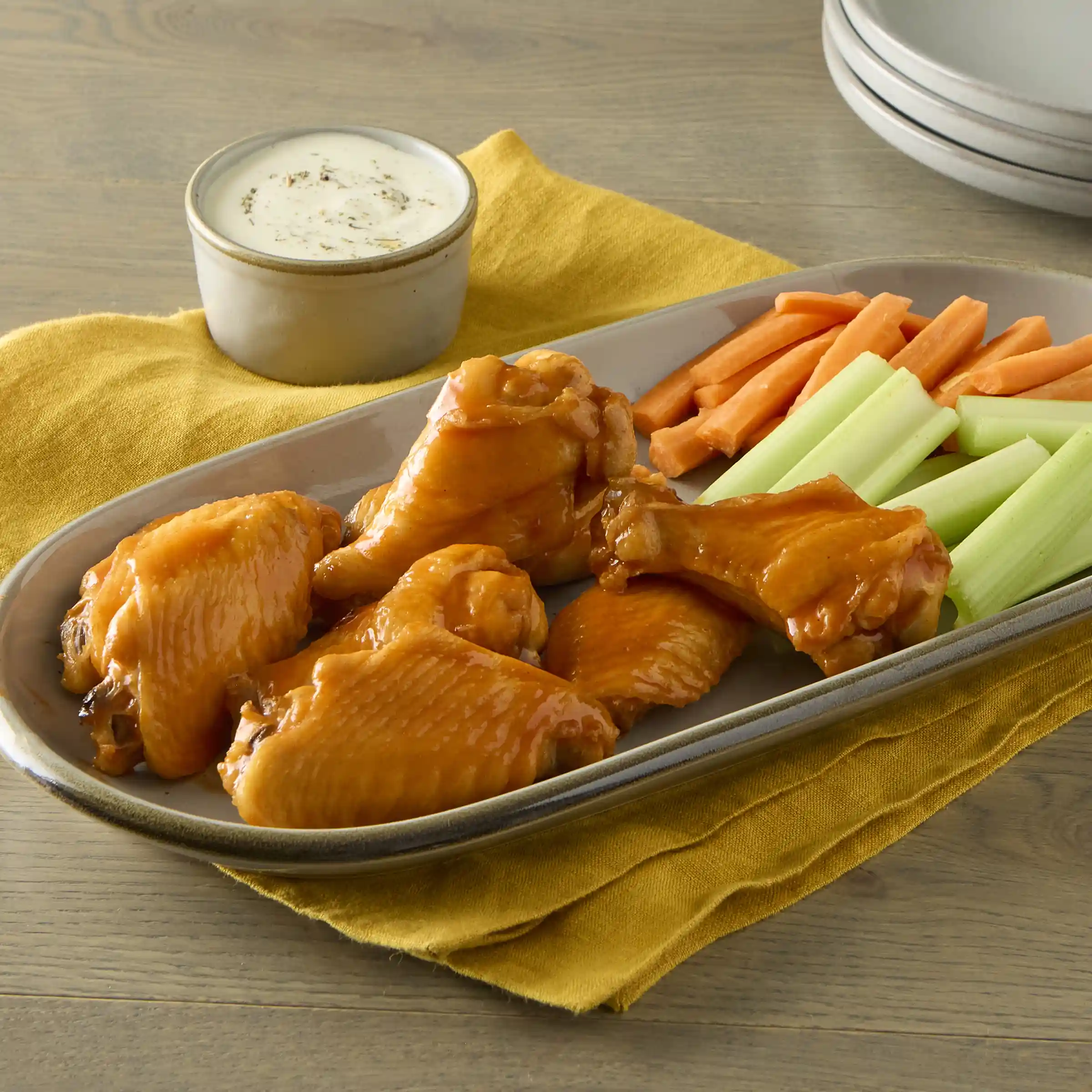 Tyson® Magnum® All Natural* Uncooked Unbreaded IF Bone-In Chicken Wing Sections, Jumbo_image_2