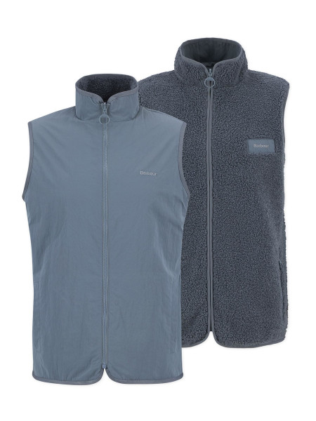 Gilet in pile reversibile