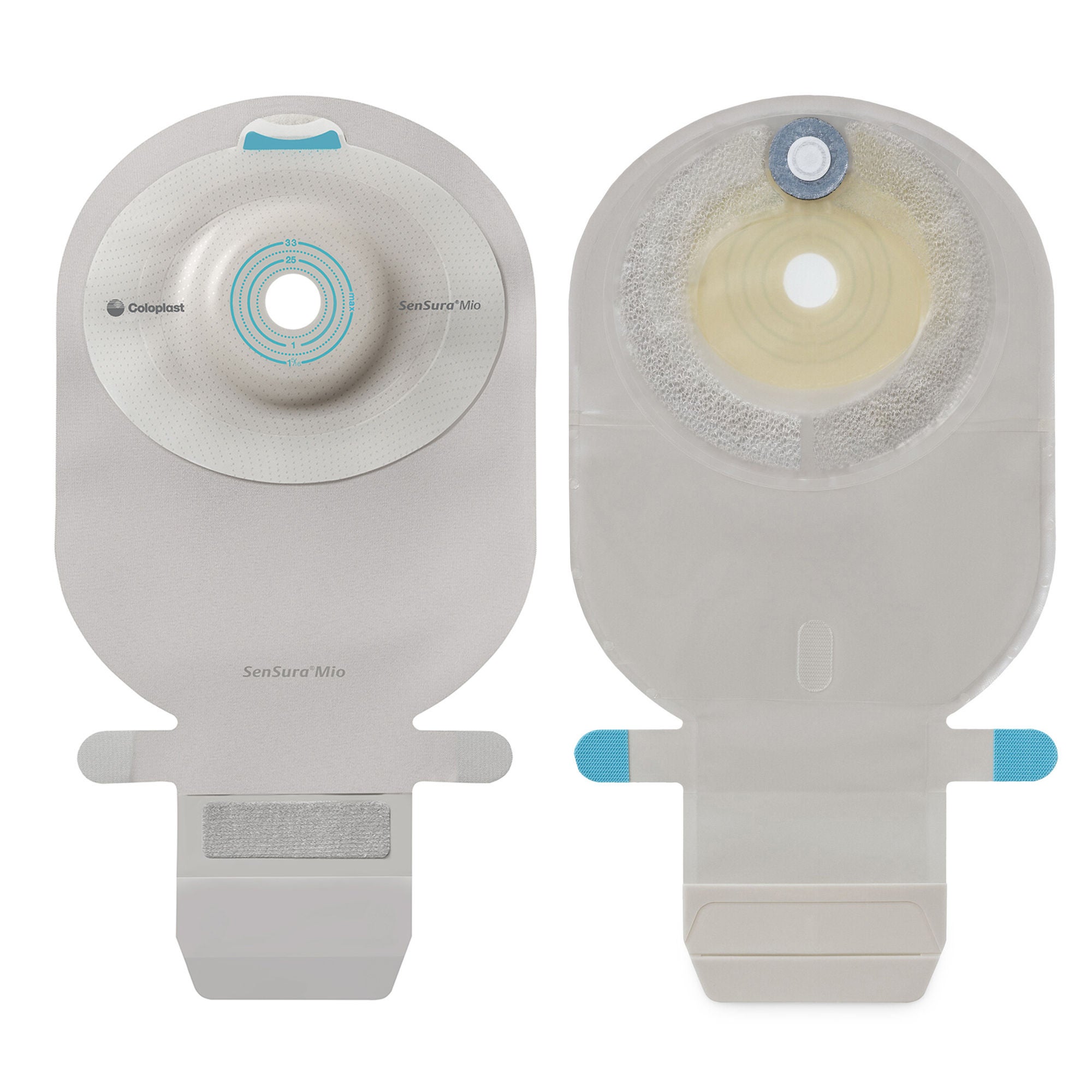 SenSura® Mio Convex Light 1-Piece Transparent Ostomy Pouch, 28 mm Stoma