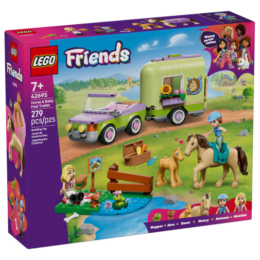 LEGO Friends Horse & Baby Foal Trailer (42695)