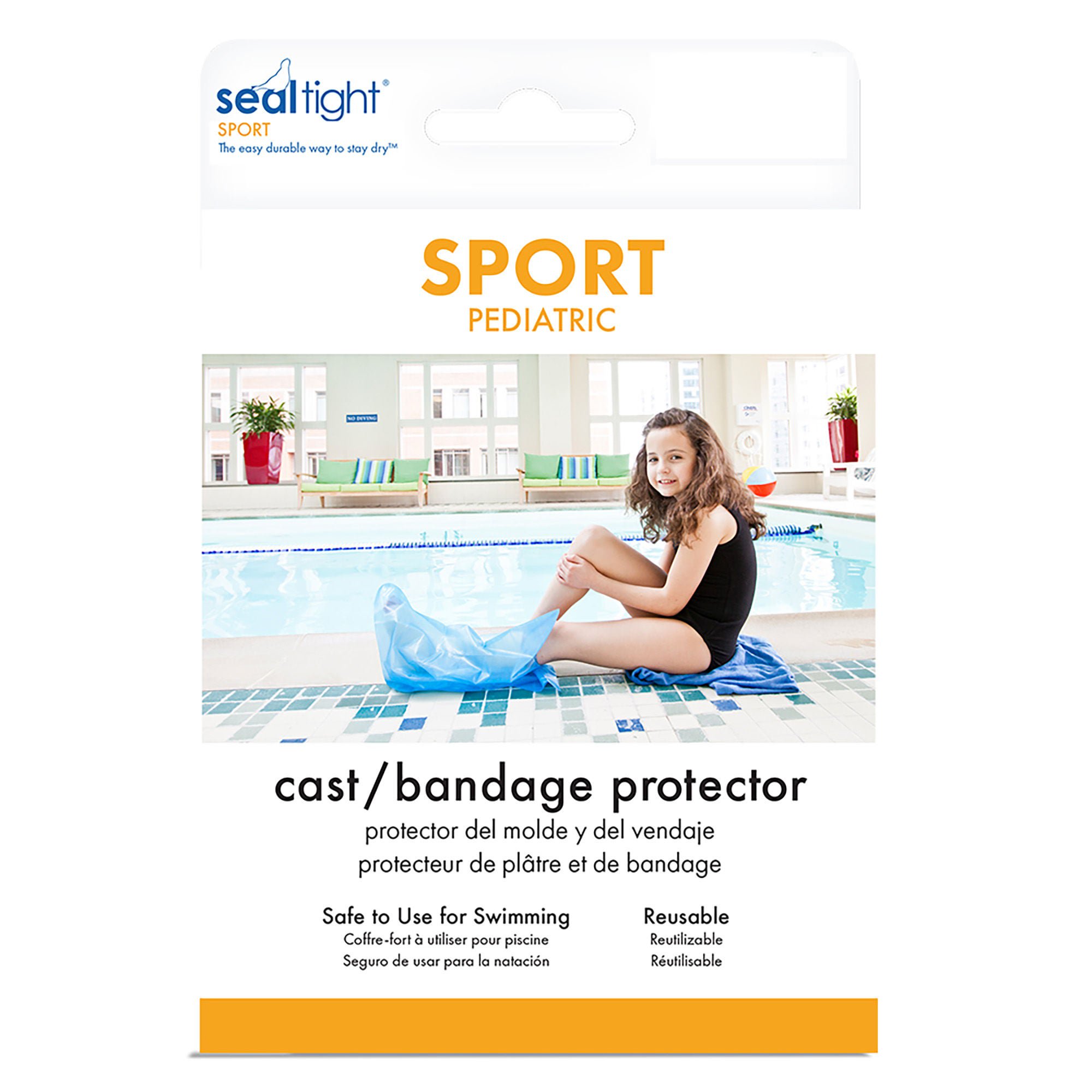 Seal-Tight® Sport Cast Cover for Leg, Pediatric, 28-Inch Length