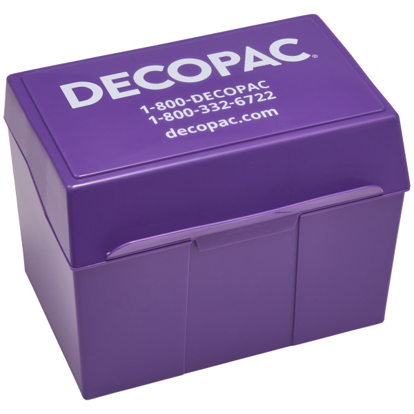Large DecoPac File Box Cake Decorating Instruction Card
