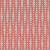 Coral-and-white woven fabric with alternating narrow vertical stripes and small chevron-like texture; lying flat and tightly woven, evenly lit in a close-up, studio-style view.