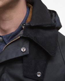 Modified Solway Waxed Jacket Black