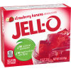 Jell-O Strawberry Banana Gelatin Dessert, 3 oz Box