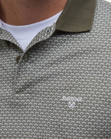 Shell Short-Sleeved Polo Shirt Uniform Green