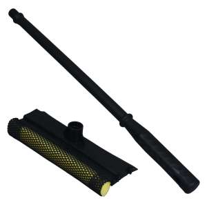 Impact, Window Sponge, 8", Black, Rubber Squeegee