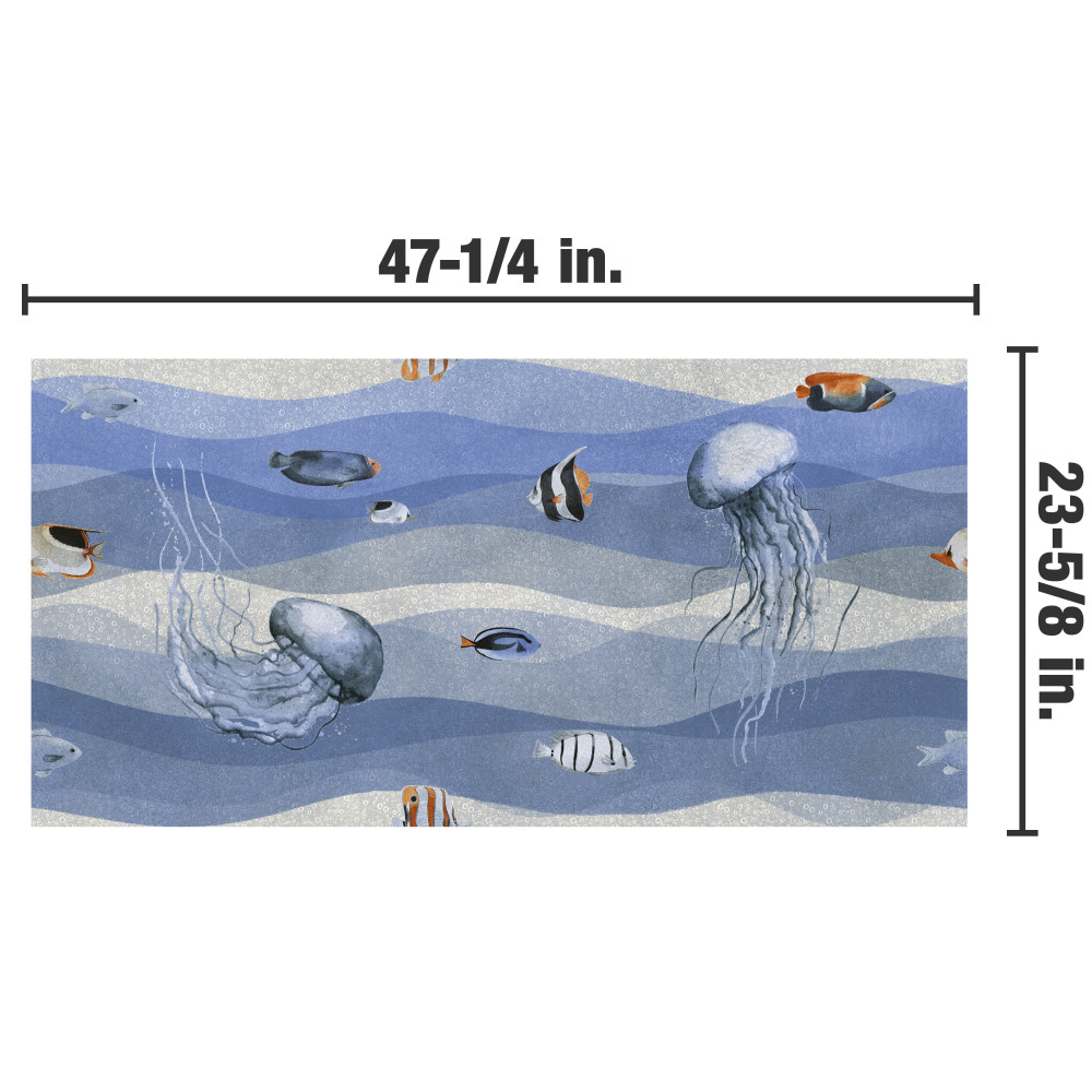 Dreamscape Pacific 23-5/8 in. x 47-1/4 in. Porcelain Floor and Wall Tile