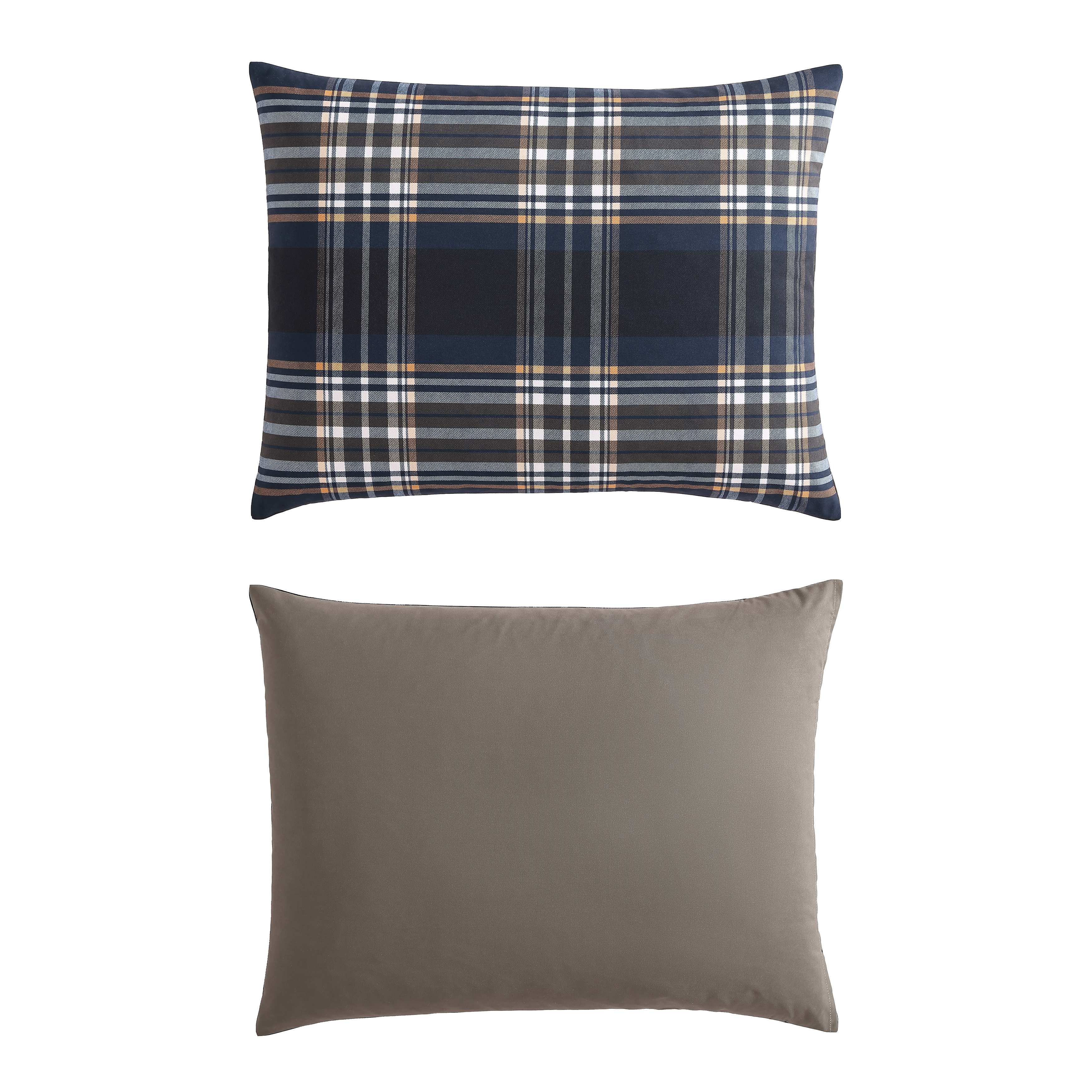 Wrangler Microfiber Comforter & Sham Sets (City Flats Plaid-Navy) - Picture 17 of 36