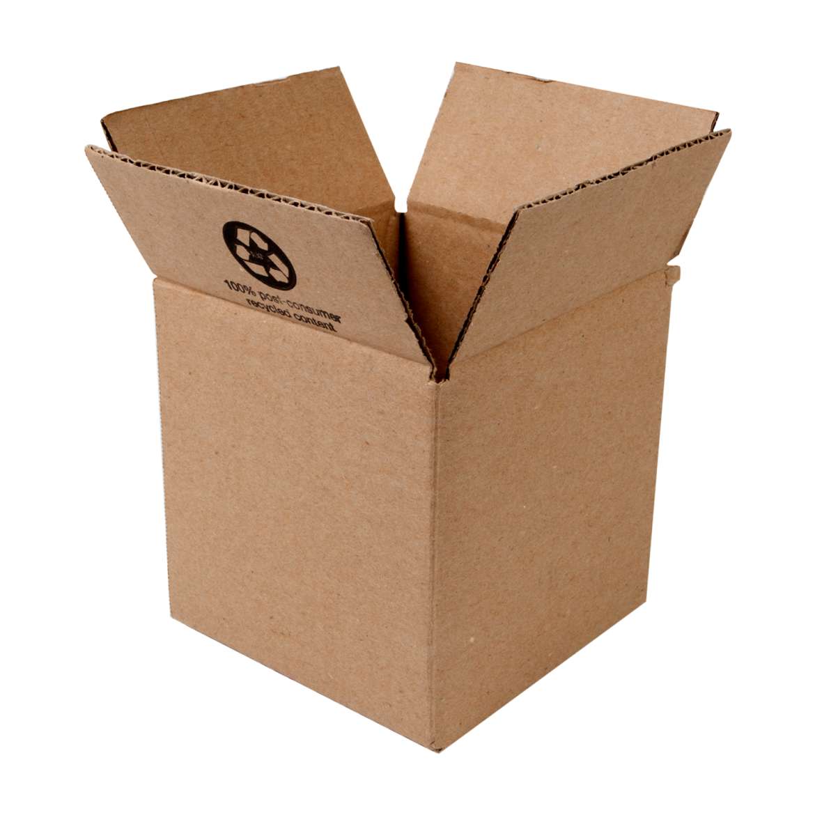 Duck® Brand Kraft Box - Brown, 6 in. x 6 in. x 6 in. Image