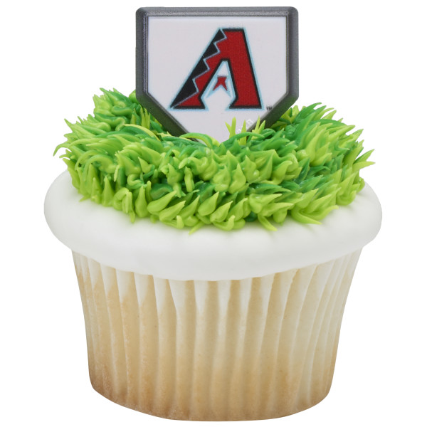 MLB® Home Plate Team Logo Cupcake Rings