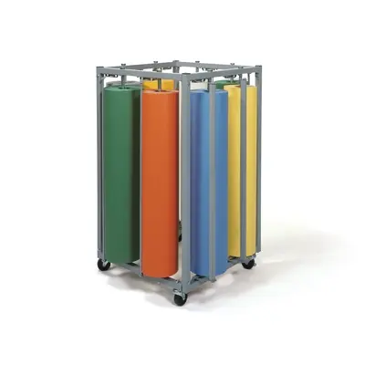 Pacon  Square Vertical Rack, Gray,  46-1/4