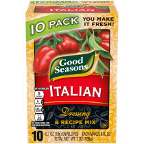Good Seasons Italian Dry Salad Dressing and Recipe Mix 0.7oz 10 pack
