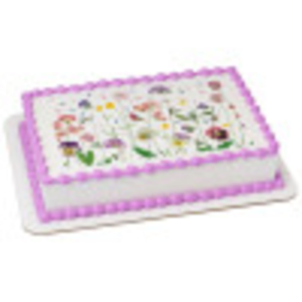 Image Cake Soft Pressed Flowers